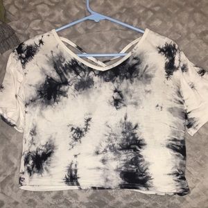tie dye crop top